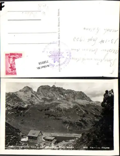 718918 Freiburgerhütte Formarinsee Dalaas Bludenz pub Risch Lau 8652