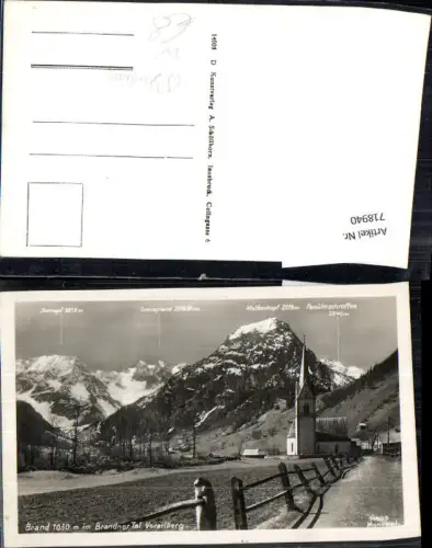 718940 Brand bei Bludenz