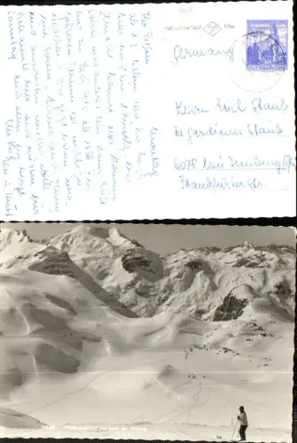 718975 Lech am Arlberg Madlochabfahrt Skifahrer
