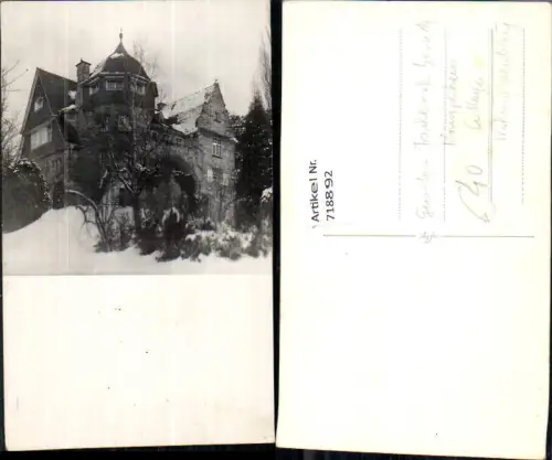 718892 Foto-AK Wien Währing Döbling Cottage Gustav Tschermak Gasse Knusperhaus