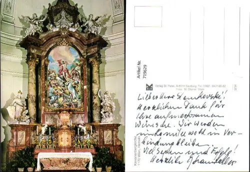 719629 Wien Vienna Hernals Kalvarienbergkirche Altar Detailansicht