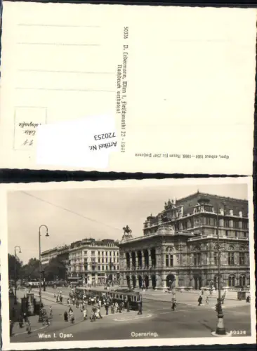 720253 Wien Oper Staatsoper Theater Burgtheater Hofoper