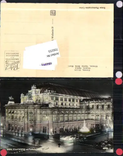 720255 Wien Oper Staatsoper Theater Burgtheater Hofoper