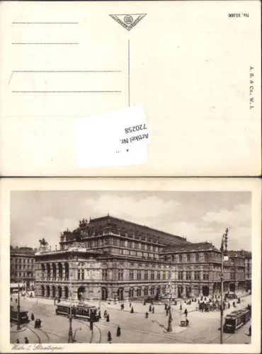 720258 Wien Oper Staatsoper Theater Burgtheater Hofoper