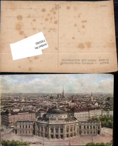 720260 Wien Oper Staatsoper Theater Burgtheater Hofoper