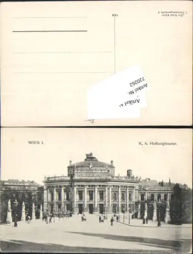 720262 Wien Oper Staatsoper Theater Burgtheater Hofoper
