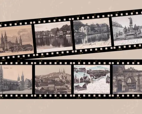 44 Stück tolle alte Ansichtskarten Scan Konvolut Bamberg Bayern auf USB-Stick