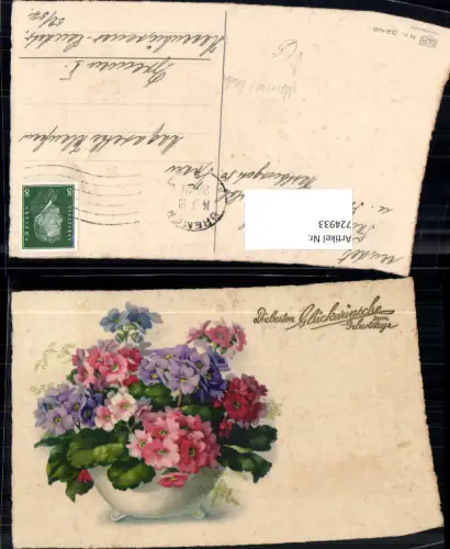 724933 Geburtstag Vase Blumen Hortensien pub Meissner e Buch 3248