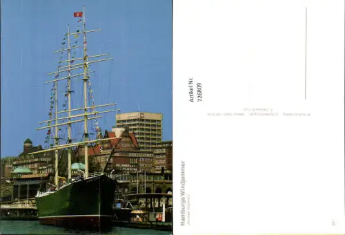 726809 Hamburgs Windjammer Rickmer Rickmers Segelschiff Schiff