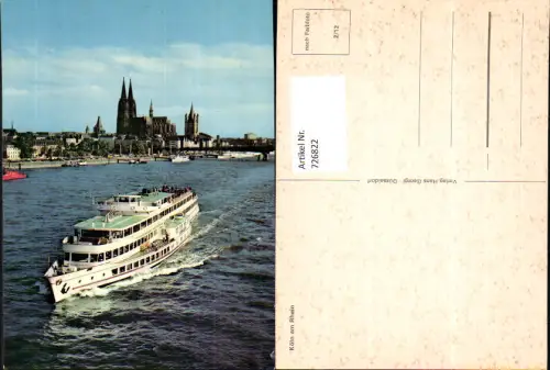 726822 Köln a. Rhein Binnenschiff Schiff Loreley