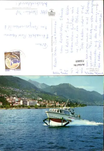 726869 Lorarno Lago Maggiore Motorboot Boot