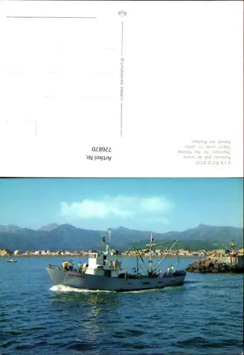 726870 Viareggio Partenza per la pesca Ficherboot Boot