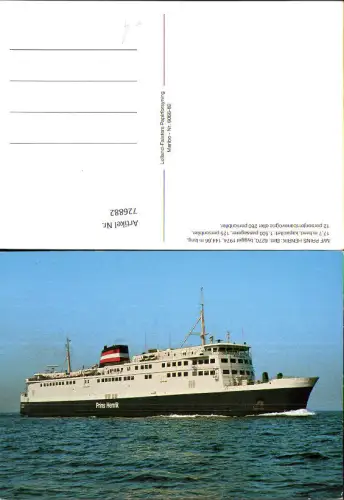 726882 M/F Prins Henrik Hochseeschiff Schiff