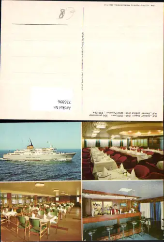 726896 Mehrbild AK M/F Gedser Fähre Hochseeschiff Schiff Gedser Travemünde