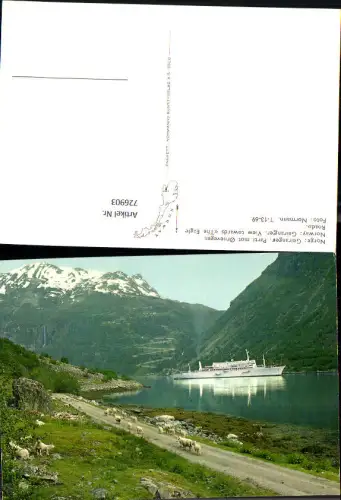 726903 Norway Geiranger The Eagle Road Hochseeschiff Schiff
