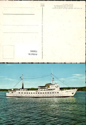 726905 MS Tom Kyle Ostsee-Touristik Fahrenkrog Kiel Hochseeschiff Schiff