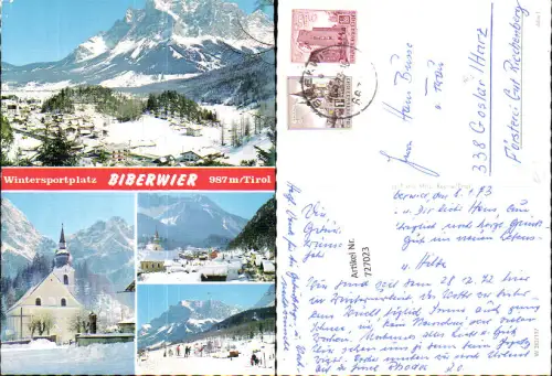 727023 Mehrbild AK Biberwier Wintersportplatz Bez. Reutte