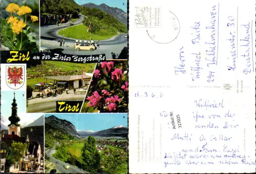 727025 Zirl Zirler Bergstraße Rathaus Zirlerberg Zirlerbergstraße m. Martinswand Bez. Innsbruck-Land