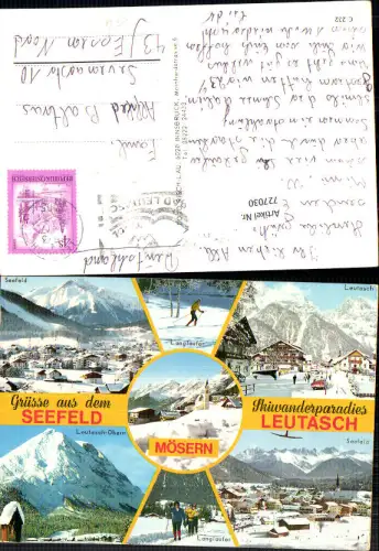727030 Seefeld in Tirol Mösern Leutasch Wintersport Bez. Innsbruck-Land