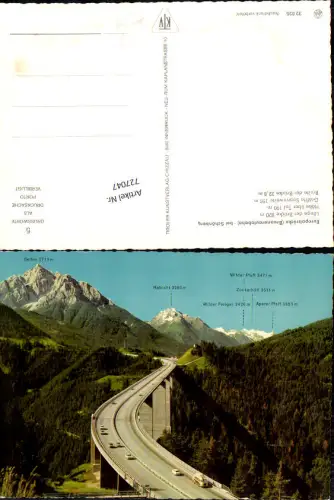 727047 Schönberg Europabrücke Brennerautobahn Schönberg im Stubaital Bez. Innsbruck Land