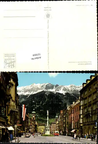 727059 Innsbruck Maria Theresienstraße mit Annasäule Bez. Innsbruck