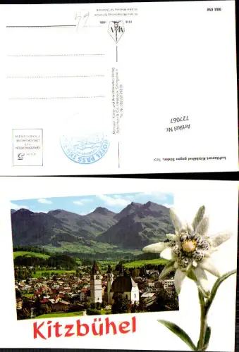 727067 Kitzbühel gegen Süden Kitzbühel Edelweiß Bez. Kitzbühel