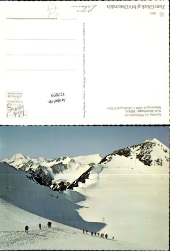 727099 Obergurgl Aufstieg zur Wildspitze mit Hint. Brochkogel Bez. Imst