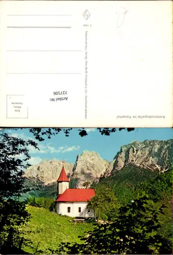 727106 Kaisertal Antoniuskapelle Gemeinde Ebbs