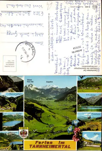 727114 Mehrbild AK Nesselwängle Tannheim Zöblen Gaichtpass Tannheimertal Bez. Reutte