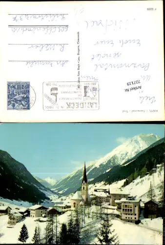 727119 Kappl im Paznauntal Tirol im Winter Bez. Landeck