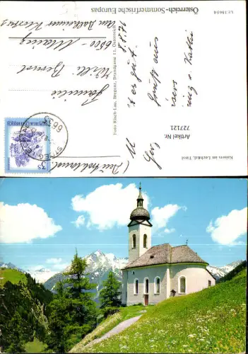 727121 Kaisers im Lechtal Tirol Kirche Bergkirche Steeg im Lechtal