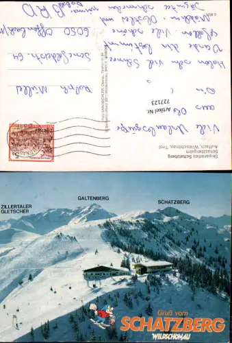 727123 Auffach Skiparadies Schatzberg Wildschönau Schatzbergalm im Winter Bez. Kufstein