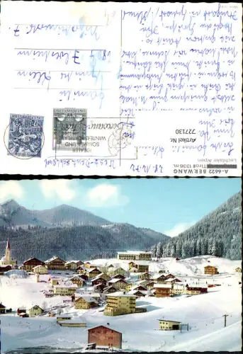 727130 Berwang Sommer- und Wintersportplatz Lechtaler Alpen im Winter Bez. Reutte
