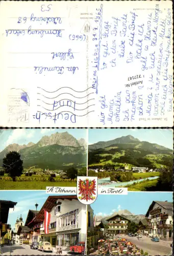 727147 St Johann i. Tirol Ortsmotiv VW Käfer Raiffeisenbank