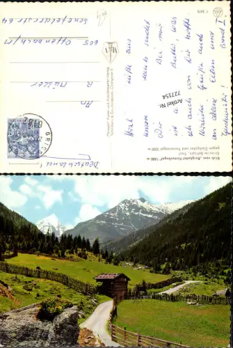 727154 Gries im Sellrain geg. Zischgeles und Fernerkogel Blick v. Berghotel Fernerkogel Bez. Innsbruck-Land
