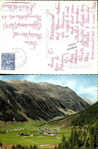 727157 Umhausen Niederthai Hohenluftkurort mit den Wilern Lehen Überfeld Ennebach Ötztal Tirol
