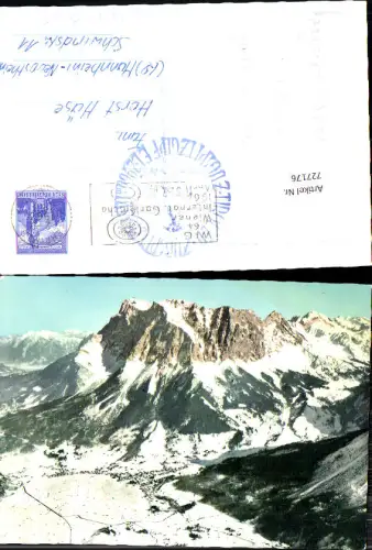 727176 Foto AK Ehrwald in Tirol mit Zugspitze