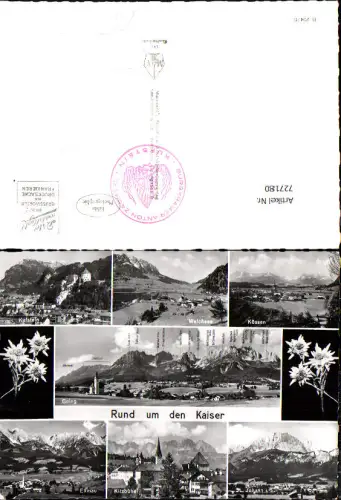 727180 Foto Mehrbild Ak Kitzbühel Rund um den Kaiser Walchsee Kössen Ellmau Edelweiß Bez. Kitzbühel