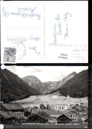 727181 Foto AK Kartitsch mit Gatterspitze Bez. Lienz