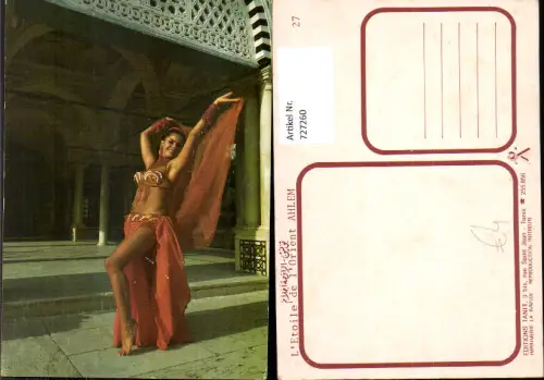 727260 L Etoile de l Orient Ahlem Frau Bauchtanz Brauchtum Tunis Volkstypen Erotik