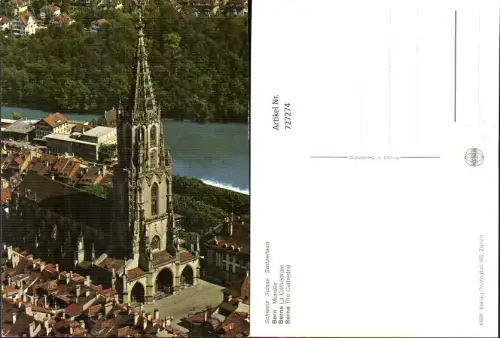 727274 Luftbild Bern Berne Münster La Cathedrale