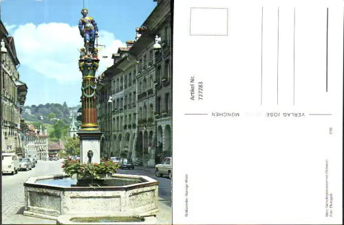 727283 Bern Berne Gerichtigkeitsbrunnen Brunnen