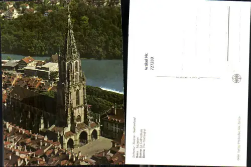 727289 Luftbild Bern Berne Münster La Cathedrale
