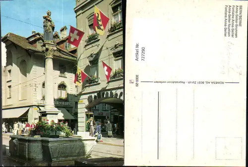 727290 Bern Berne Anna-Seiler-Brunnen Fontaine Anna-Seiler
