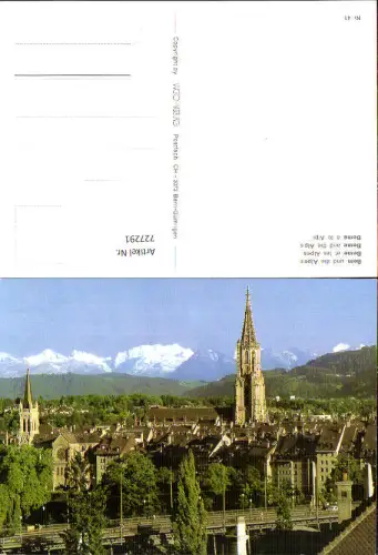 727291 Bern und die Alpen Berne et les Alpes