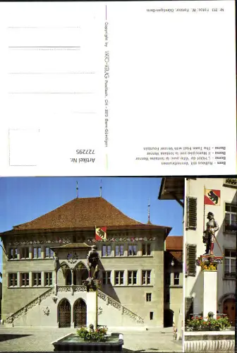 727295 Mehrbild AK Bern Berne Rathaus mit Vennerbrunnen L Hotel de Ville avec la fontaine Venner