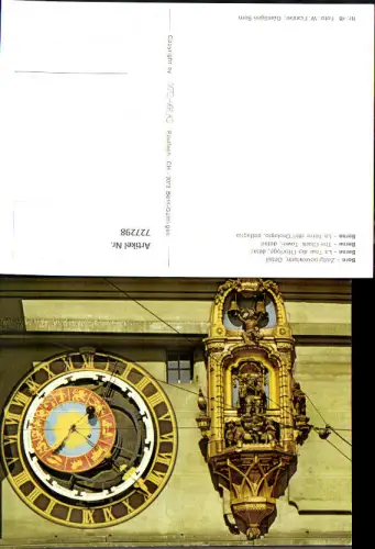 727298 Bern Berne Zeitglockenturm Detail La Tour de l Horloge detail