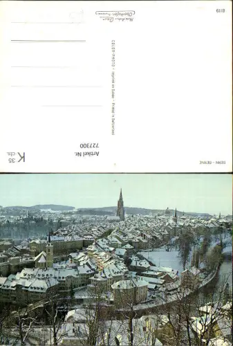 727300 Bern Berne Ansicht im Winter