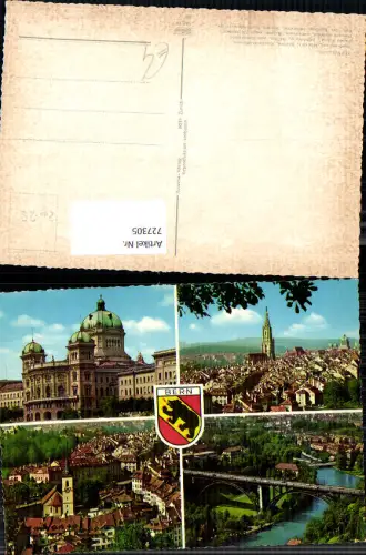 727305 Mehrbild AK Bern Berne Bundespalast Münster Stalden Kirchenfeldbrücke