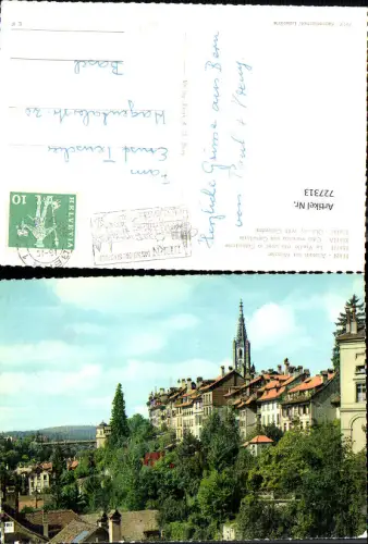 727313 Bern Berne Altstadt mit Münster La Vieille cite avec la Cathedrale
